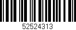 Código de barras (EAN, GTIN, SKU, ISBN): '52524313'