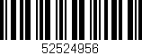 Código de barras (EAN, GTIN, SKU, ISBN): '52524956'