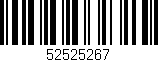 Código de barras (EAN, GTIN, SKU, ISBN): '52525267'