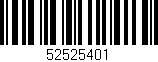 Código de barras (EAN, GTIN, SKU, ISBN): '52525401'
