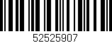 Código de barras (EAN, GTIN, SKU, ISBN): '52525907'