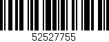 Código de barras (EAN, GTIN, SKU, ISBN): '52527755'