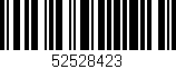 Código de barras (EAN, GTIN, SKU, ISBN): '52528423'