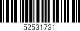Código de barras (EAN, GTIN, SKU, ISBN): '52531731'