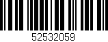 Código de barras (EAN, GTIN, SKU, ISBN): '52532059'
