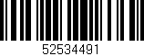 Código de barras (EAN, GTIN, SKU, ISBN): '52534491'
