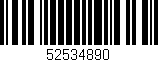 Código de barras (EAN, GTIN, SKU, ISBN): '52534890'