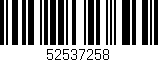 Código de barras (EAN, GTIN, SKU, ISBN): '52537258'