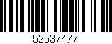 Código de barras (EAN, GTIN, SKU, ISBN): '52537477'