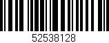 Código de barras (EAN, GTIN, SKU, ISBN): '52538128'