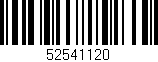 Código de barras (EAN, GTIN, SKU, ISBN): '52541120'