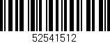 Código de barras (EAN, GTIN, SKU, ISBN): '52541512'