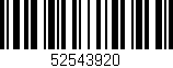 Código de barras (EAN, GTIN, SKU, ISBN): '52543920'