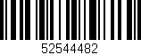 Código de barras (EAN, GTIN, SKU, ISBN): '52544482'