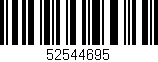 Código de barras (EAN, GTIN, SKU, ISBN): '52544695'