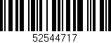 Código de barras (EAN, GTIN, SKU, ISBN): '52544717'