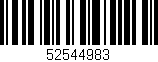 Código de barras (EAN, GTIN, SKU, ISBN): '52544983'