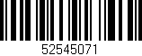 Código de barras (EAN, GTIN, SKU, ISBN): '52545071'