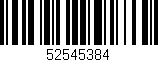 Código de barras (EAN, GTIN, SKU, ISBN): '52545384'