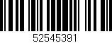 Código de barras (EAN, GTIN, SKU, ISBN): '52545391'