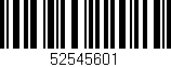 Código de barras (EAN, GTIN, SKU, ISBN): '52545601'