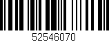 Código de barras (EAN, GTIN, SKU, ISBN): '52546070'