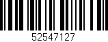 Código de barras (EAN, GTIN, SKU, ISBN): '52547127'