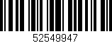 Código de barras (EAN, GTIN, SKU, ISBN): '52549947'