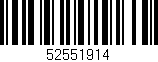 Código de barras (EAN, GTIN, SKU, ISBN): '52551914'