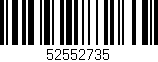 Código de barras (EAN, GTIN, SKU, ISBN): '52552735'