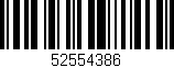 Código de barras (EAN, GTIN, SKU, ISBN): '52554386'