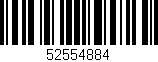 Código de barras (EAN, GTIN, SKU, ISBN): '52554884'