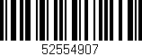 Código de barras (EAN, GTIN, SKU, ISBN): '52554907'