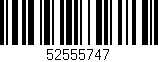 Código de barras (EAN, GTIN, SKU, ISBN): '52555747'