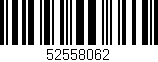 Código de barras (EAN, GTIN, SKU, ISBN): '52558062'
