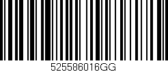 Código de barras (EAN, GTIN, SKU, ISBN): '525586016GG'