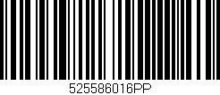 Código de barras (EAN, GTIN, SKU, ISBN): '525586016PP'