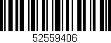 Código de barras (EAN, GTIN, SKU, ISBN): '52559406'