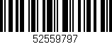 Código de barras (EAN, GTIN, SKU, ISBN): '52559797'