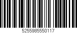Código de barras (EAN, GTIN, SKU, ISBN): '5255985550117'