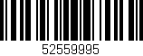 Código de barras (EAN, GTIN, SKU, ISBN): '52559995'