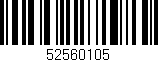 Código de barras (EAN, GTIN, SKU, ISBN): '52560105'