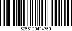 Código de barras (EAN, GTIN, SKU, ISBN): '5256120474763'