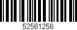Código de barras (EAN, GTIN, SKU, ISBN): '52561256'