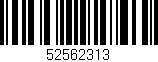 Código de barras (EAN, GTIN, SKU, ISBN): '52562313'