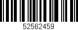 Código de barras (EAN, GTIN, SKU, ISBN): '52562459'