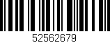 Código de barras (EAN, GTIN, SKU, ISBN): '52562679'