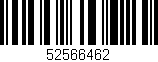Código de barras (EAN, GTIN, SKU, ISBN): '52566462'