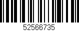 Código de barras (EAN, GTIN, SKU, ISBN): '52566735'