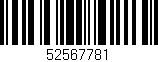 Código de barras (EAN, GTIN, SKU, ISBN): '52567781'